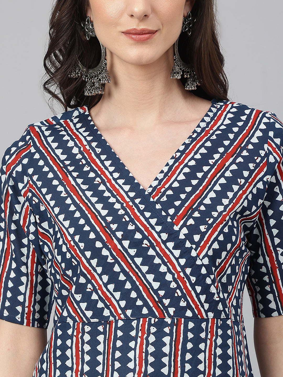 OJASWITA Navy Blue Kurti