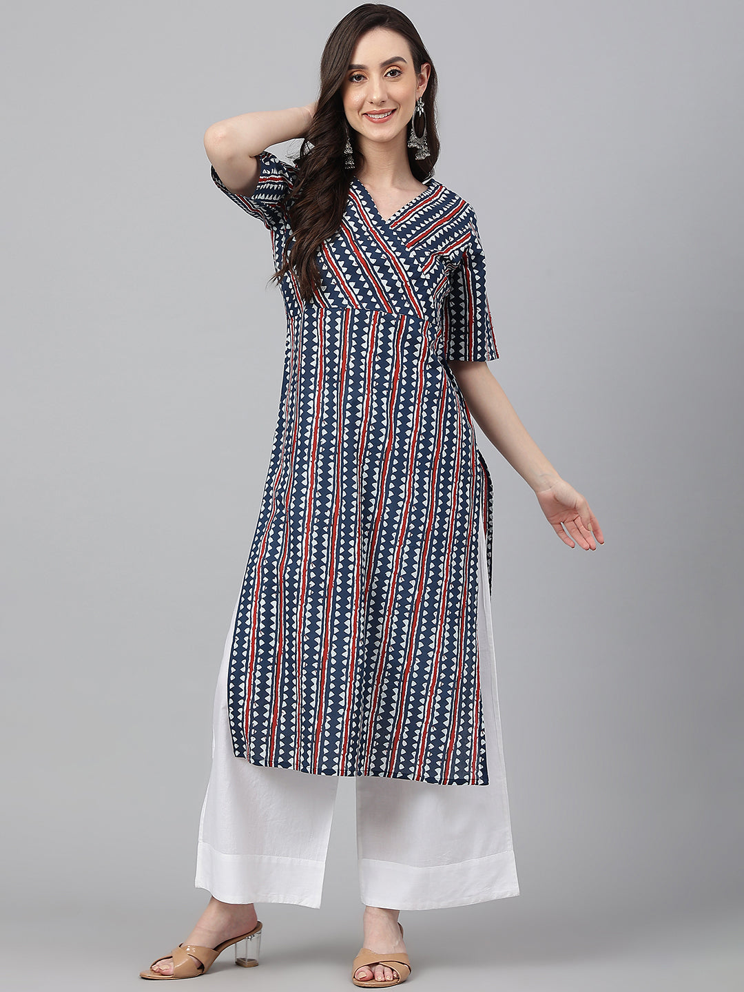 OJASWITA Navy Blue Kurti