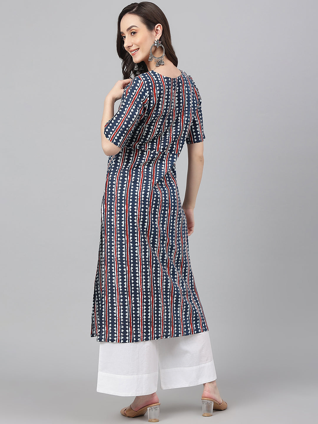 OJASWITA Navy Blue Kurti