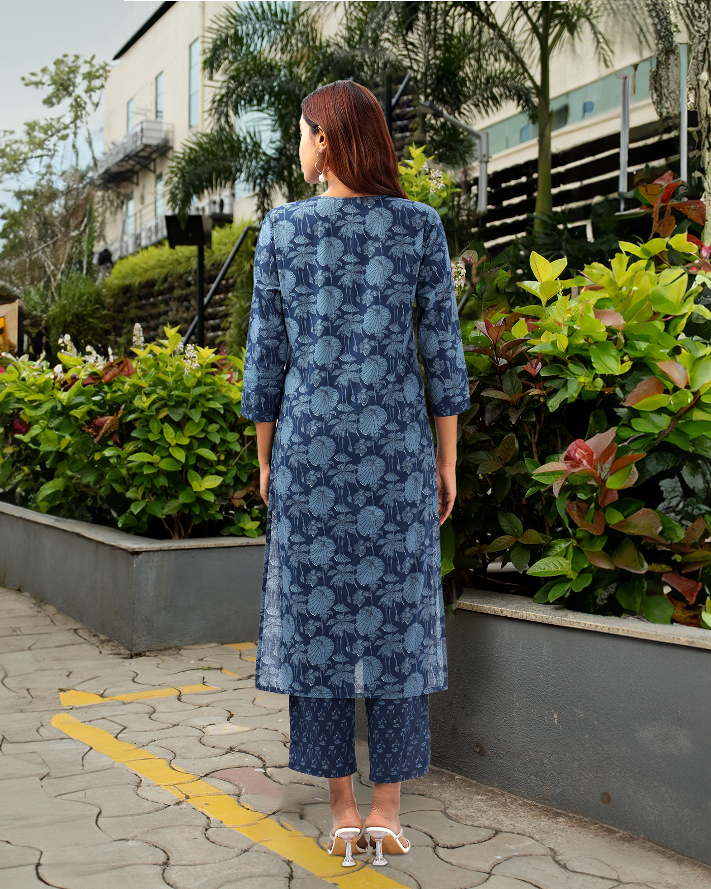 OJASWITA Blue Kurti Set