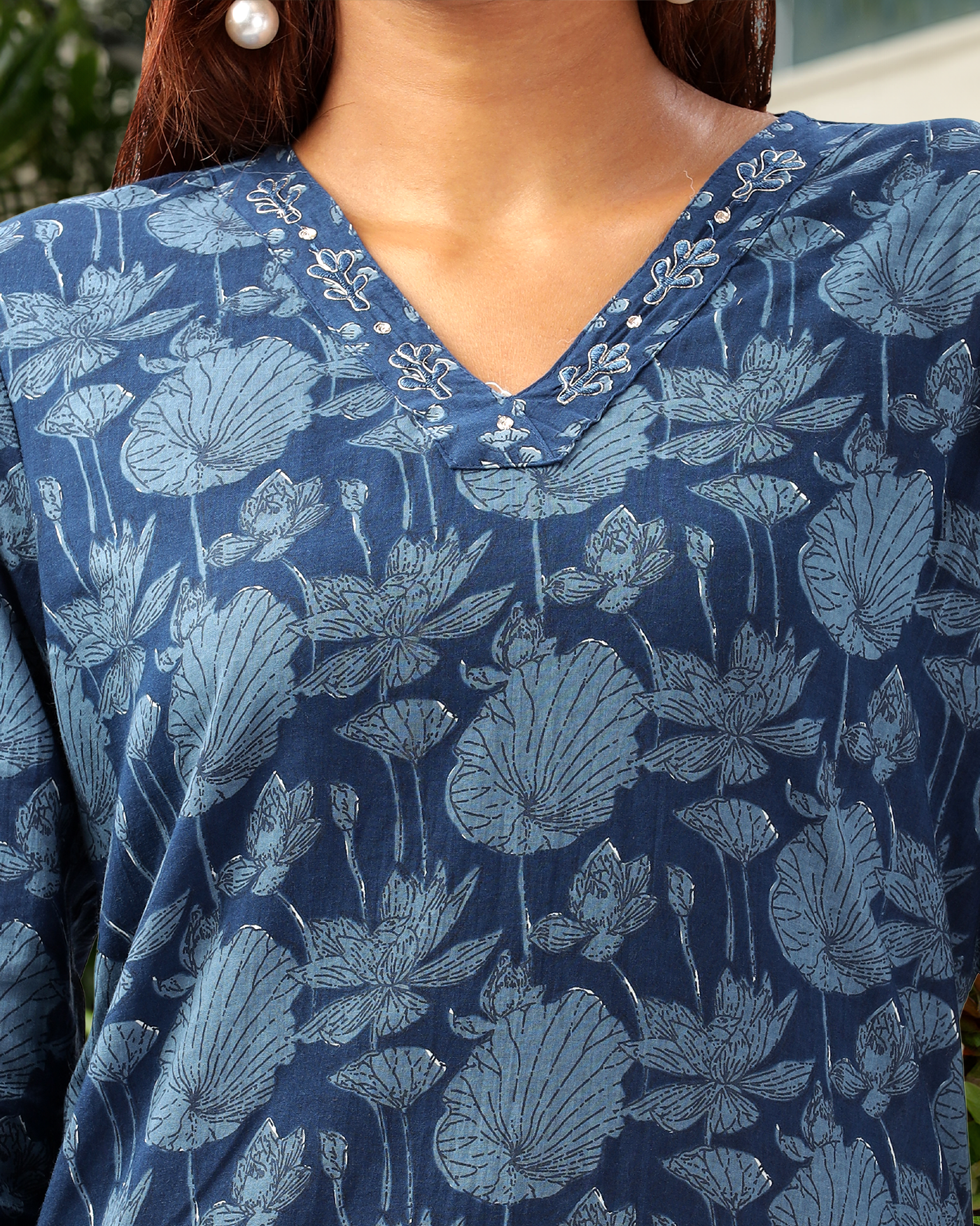 OJASWITA Blue Kurti Set